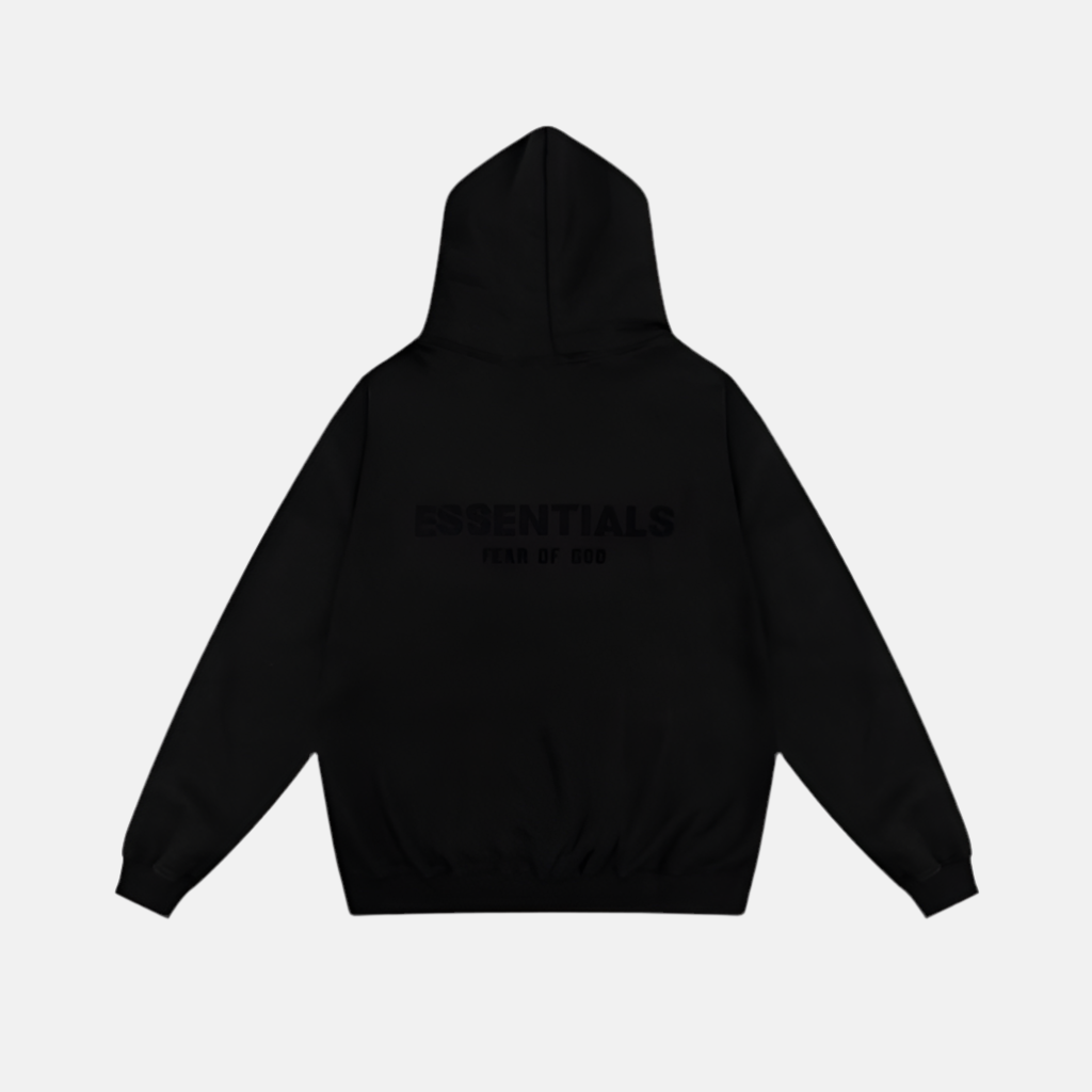 ESSENTIALS | סווטשירט ארוך - Black 3