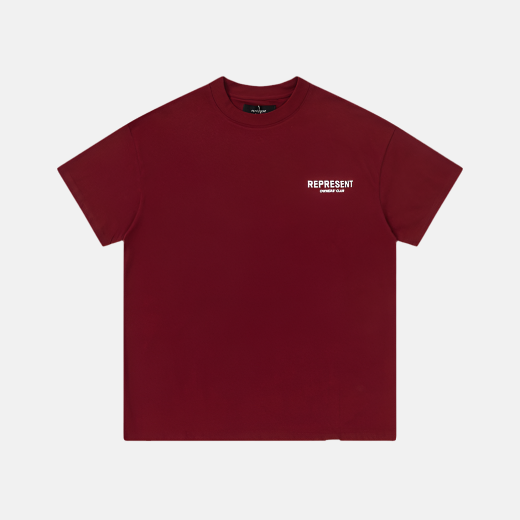 REPRESENT | חולצה קצרה - Burgundy