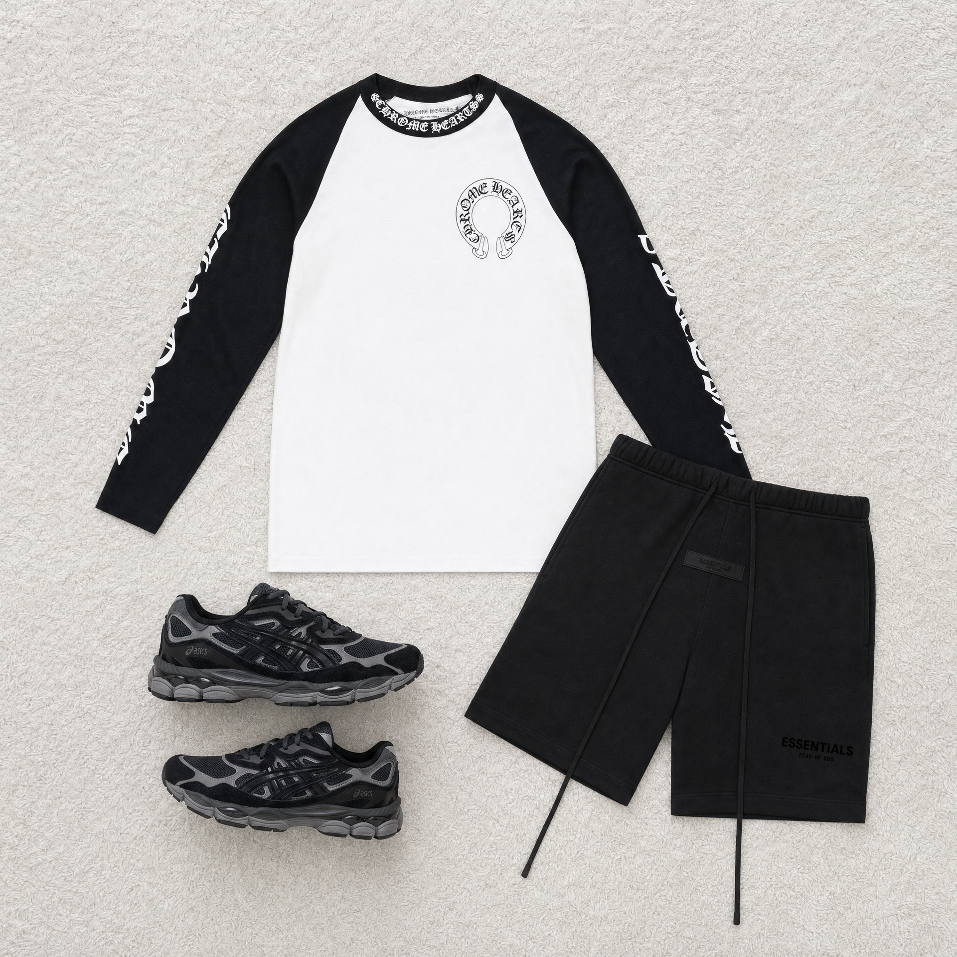 FIT CHROME HERTS x ESSENTIALS x ASICS 2