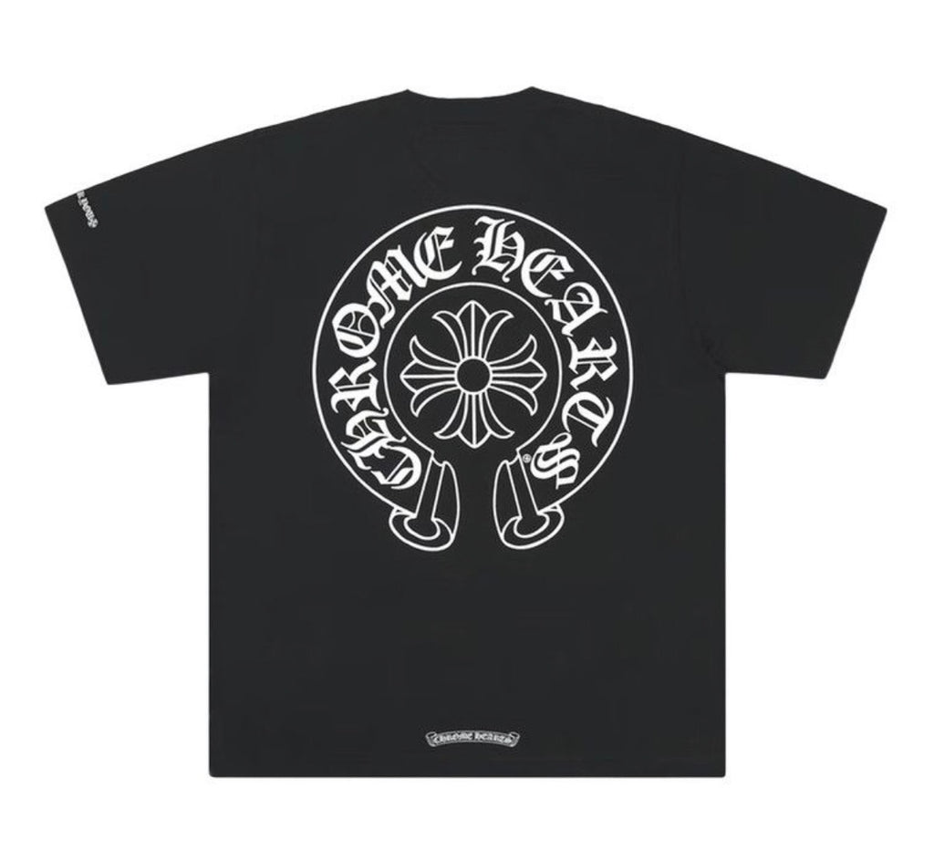 CHROME HEARTS | חולצה קצרה - שחורה