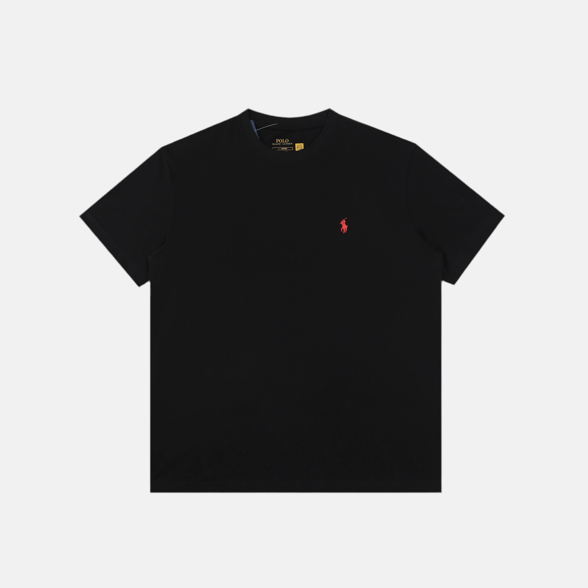 RULPH LOREN | חולצה קצרה שחור/אדום