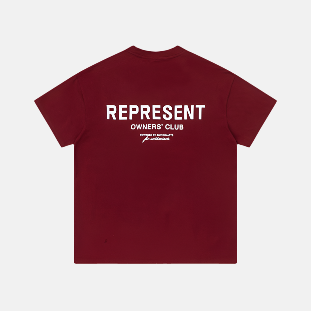 REPRESENT | חולצה קצרה - Burgundy