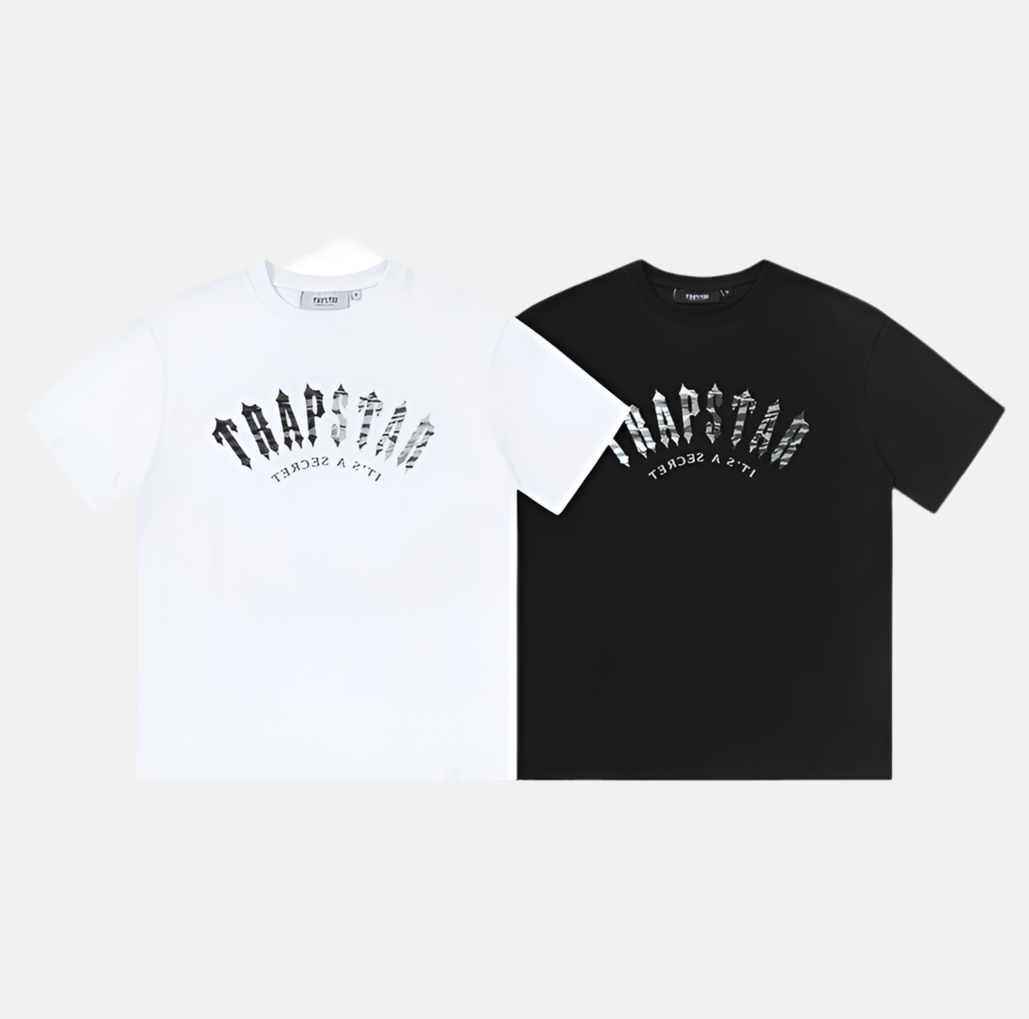 TRAPSTAR | חולצה קצרה - Black White Combo