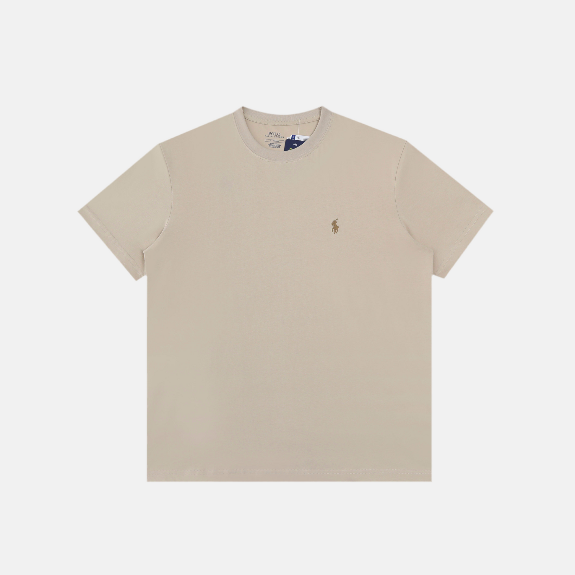 RULPH LOREN | חולצה קצרה באז׳/חום