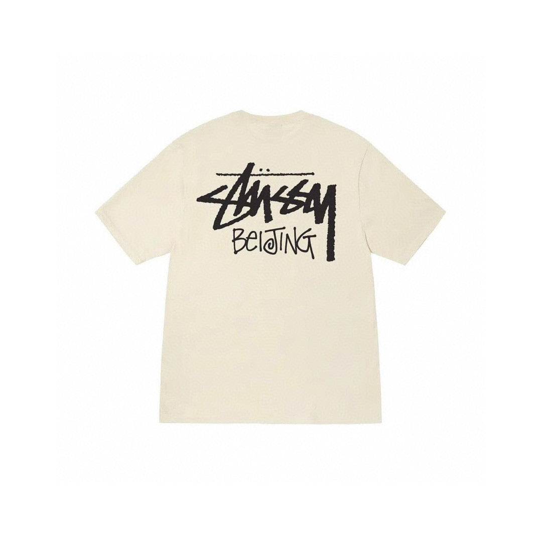 STUSSY | חולצה קצרה - Cream