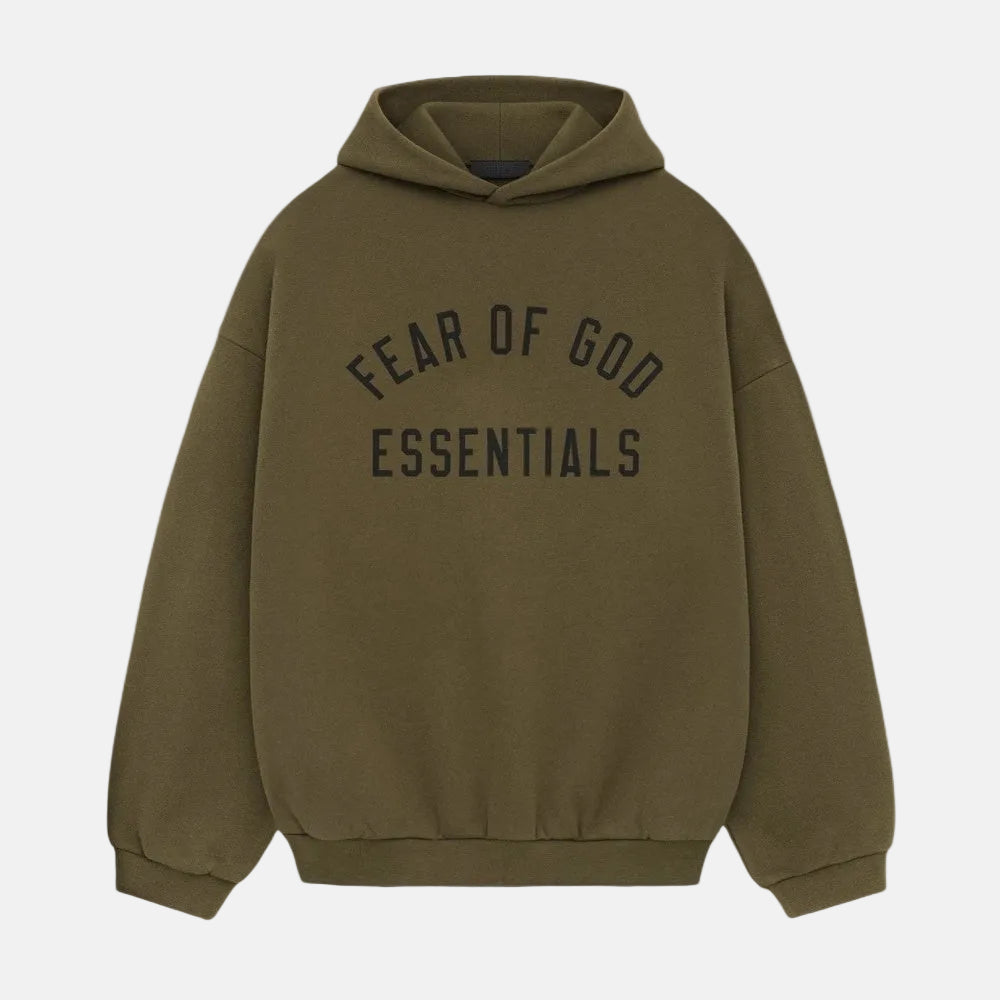 ESSENTIALS FOG | סווטשירט ארוך ירוק זית