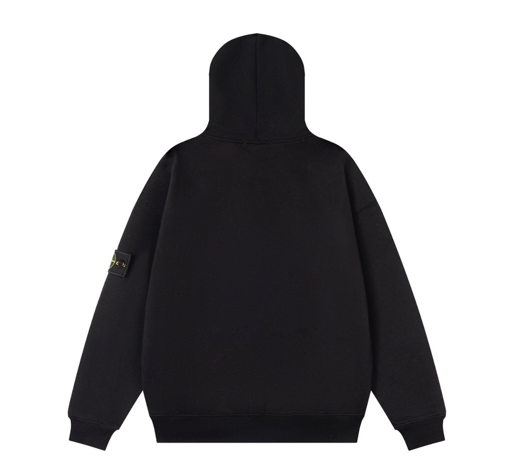 STONE ISLAND | סוויטשירט ארוך שחור