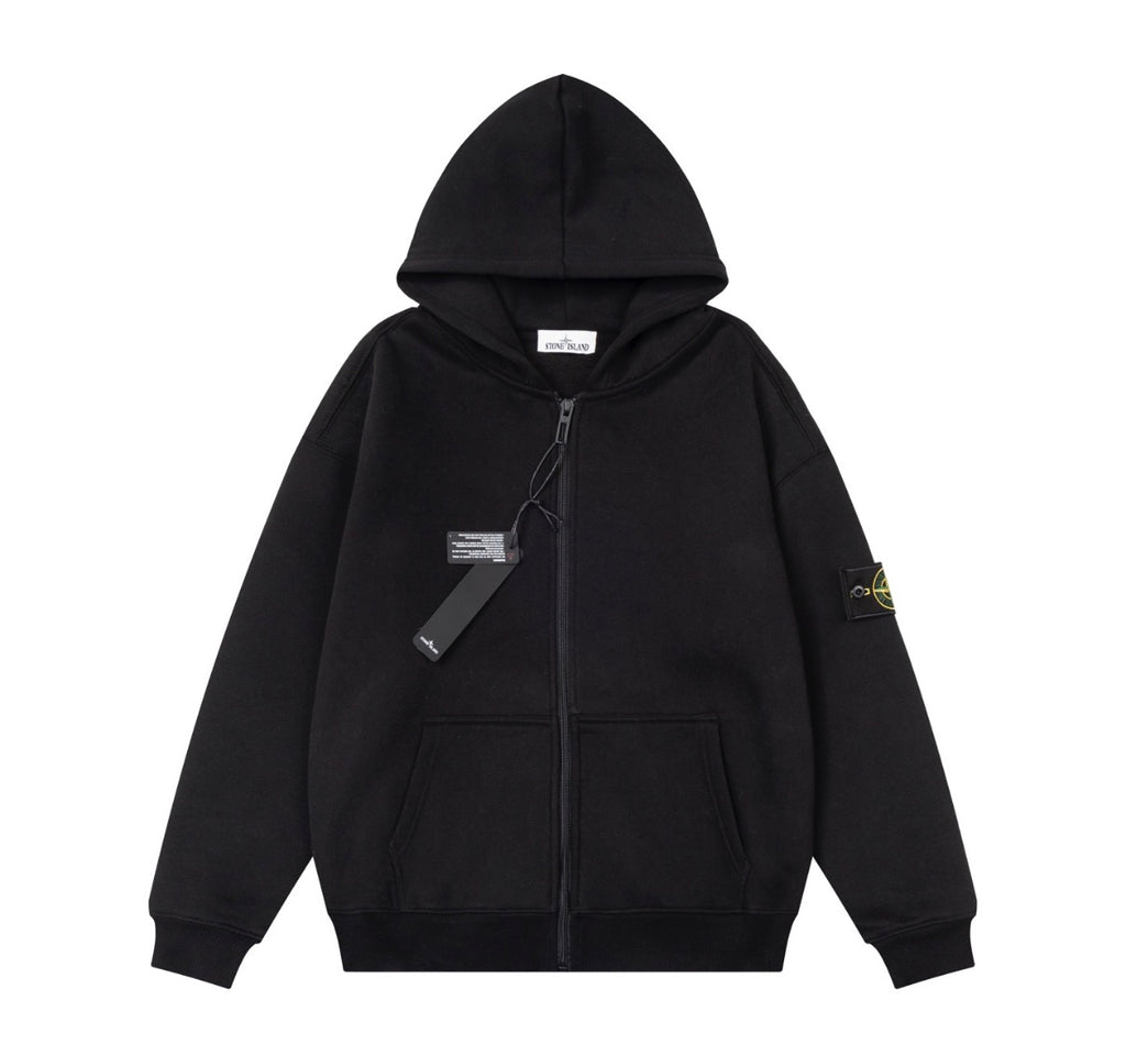 STONE ISLAND | סוויטשירט ארוך שחור