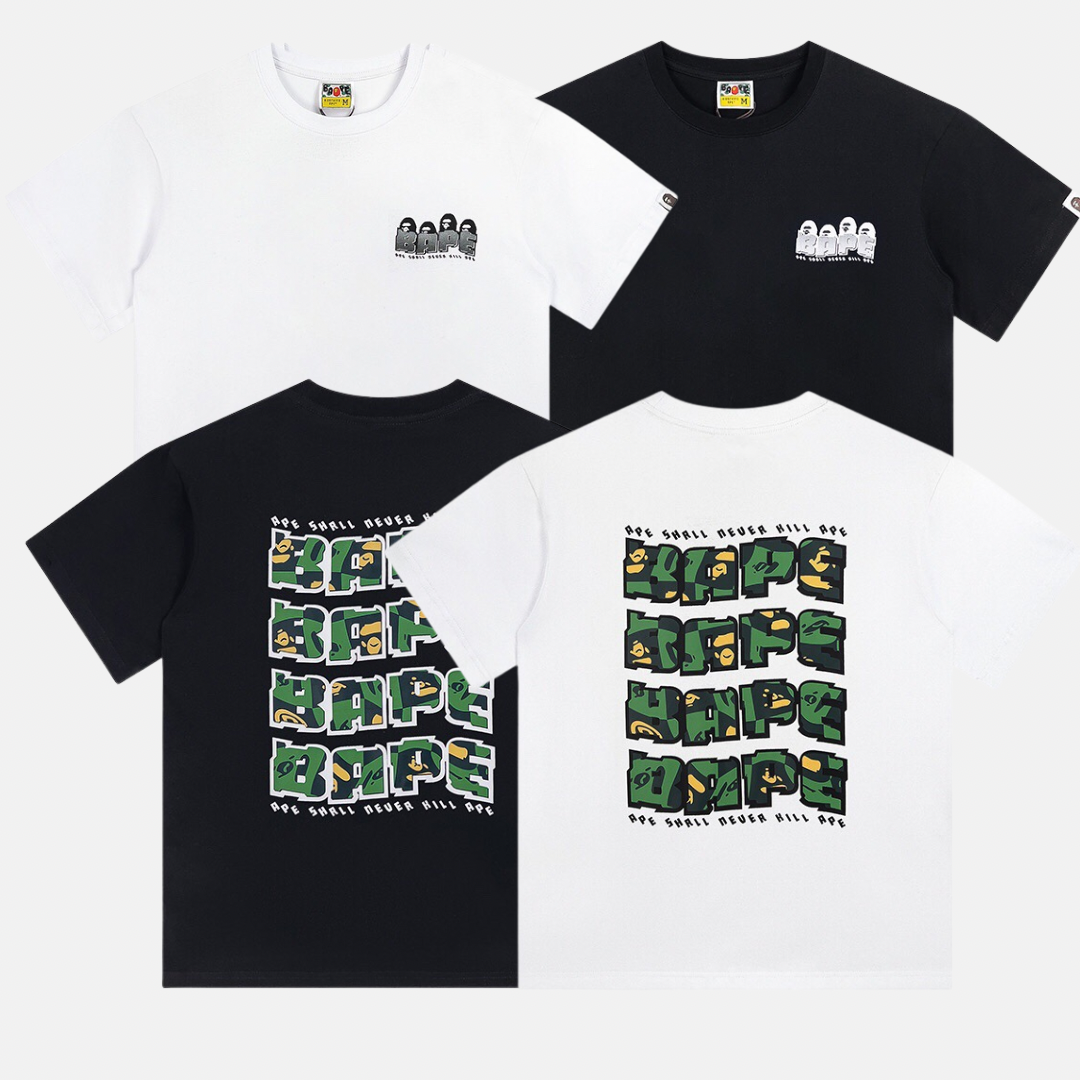BAPE | חולצה קצרה - White