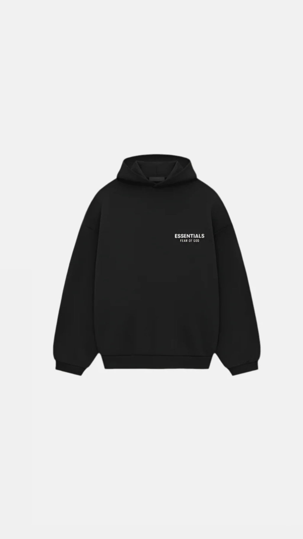 ESSENTIALS | סווטשירט ארוך - Black